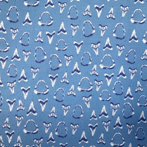 Scales Performance Polo with Shark Teeth Design - Size Large - Picture 5 of 5